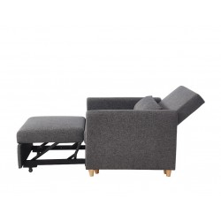 LAURA1TXANTH fauteuil anthraci
