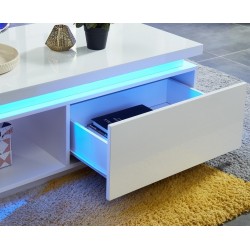 COSMOS.6 Table basse blanche