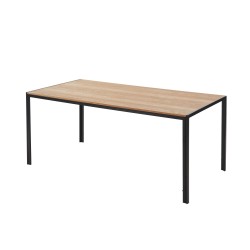 SOHO table 180cm bois et métal