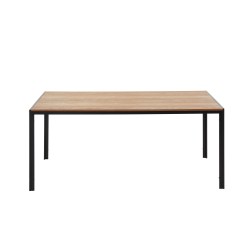 SOHO table 180cm bois et métal
