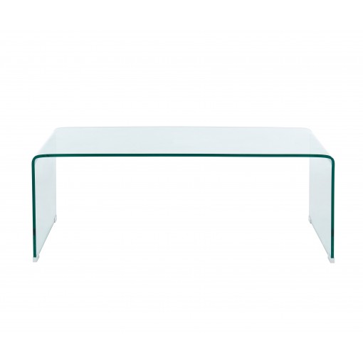 GINZA01 Table basse en verre 120 x 60 cmVerre transparent