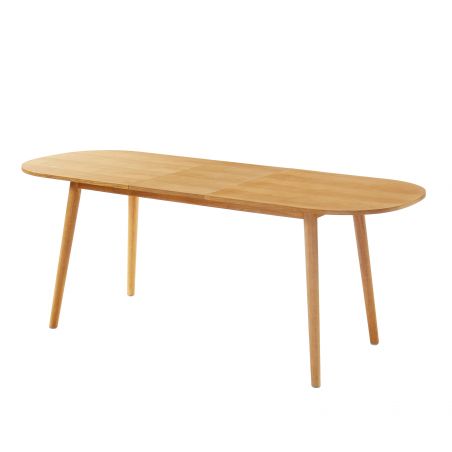Table Extensible MARCEL Bois de chêne L160-200cm