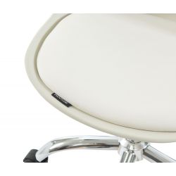 Chaise de bureau PANTONE beige sable 5 roulettes