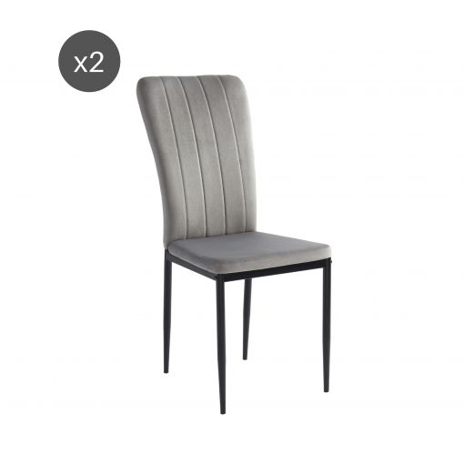 Chaise design pas chère mobilier pour stand noire ou blanche