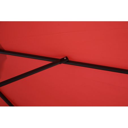 Parasol droit PANTONE ⌀3m Aluminium coloris rouge