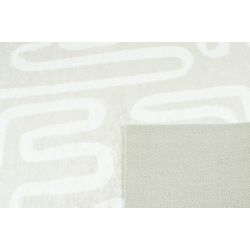 Tapis ALVA beige motif géométrique 120x160 cm