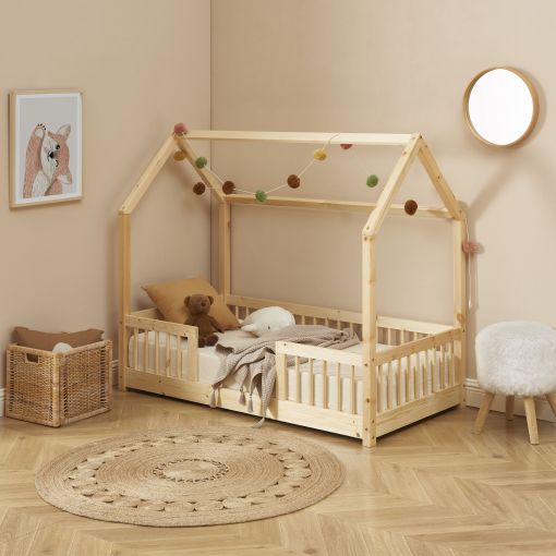 Lit 70x140 sommier inclus Louison Bois - Lits bébé/Lit au sol bébé