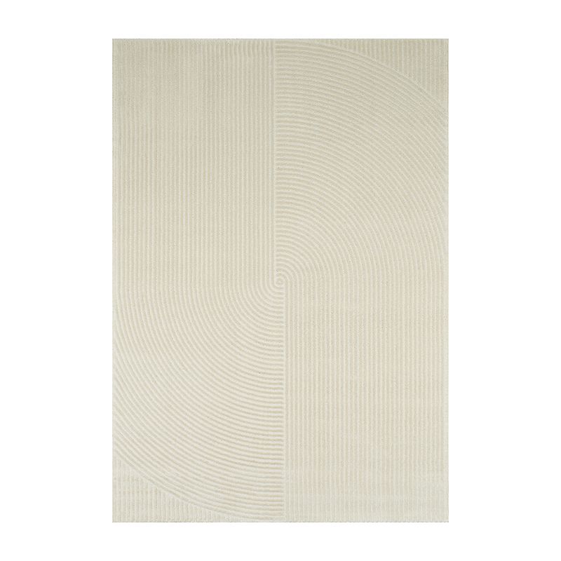 Tapis OLGA crème motif géométrique 80x150 cm