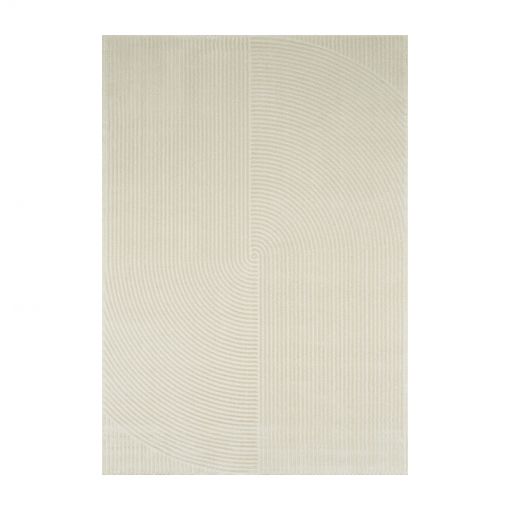 Tapis OLGA crème motif géométrique 200x290 cm