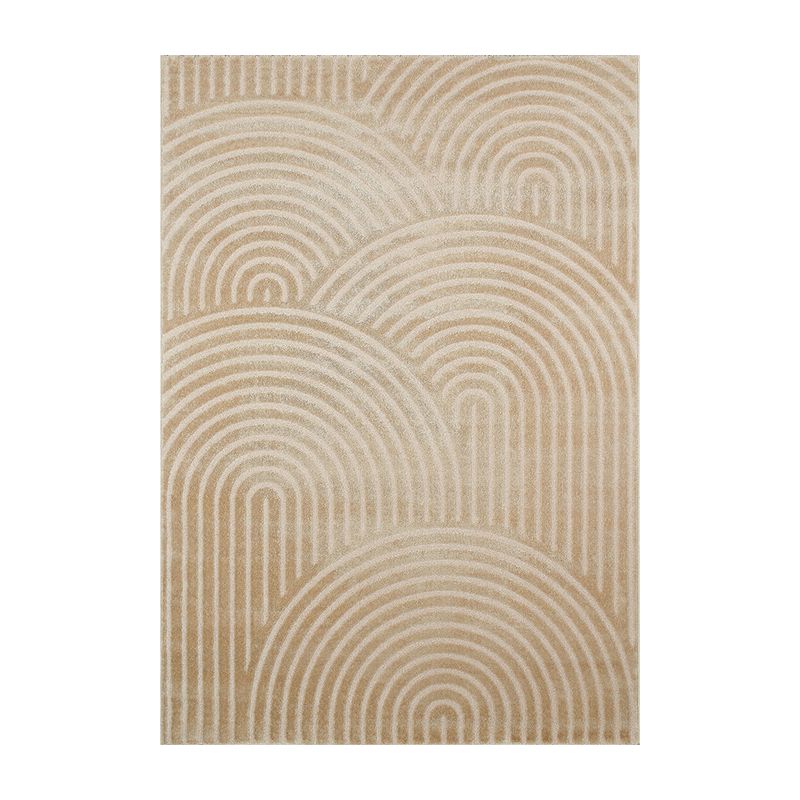 Tapis OLGA beige motif arc en ciel 80x300 cm