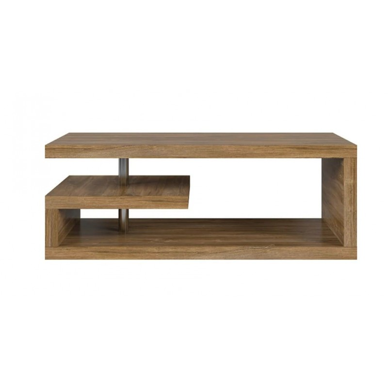 Table basse GLIMP effet chêne foncé 120cm