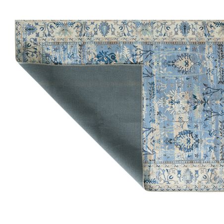 Tapis ERA bleu motif floral 160x230 cm