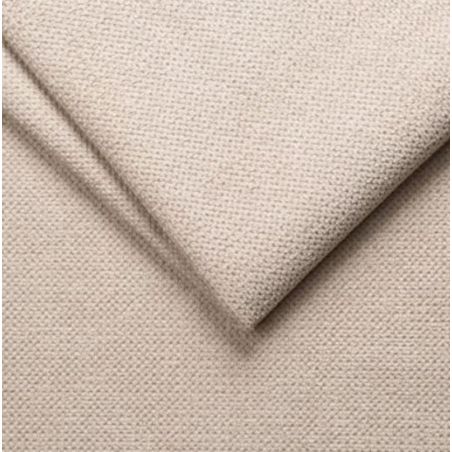 Canapé d'angle LUKA convertible tissu beige 4 places