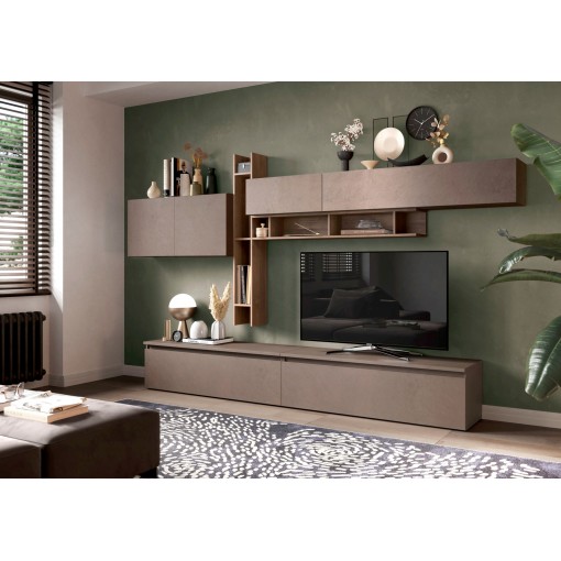 Rangement mural MARINA finition bronze L55 x P30 x H50