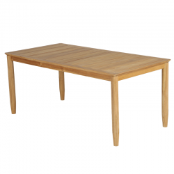 Ensemble table et bancs SAFARI 6 places 180 cm en bois teck 100% FSC