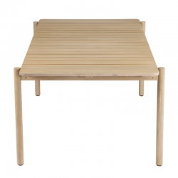 Table de jardin SAMOA 210 cm en bois d'acacia blanchi 100% FSC