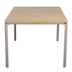 Ensemble table ASTI en bois d'acacia FSC 200 cm et 6 chaises