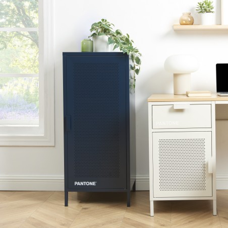 Caisson de bureau PANTONE métal bleu nuit h105cm