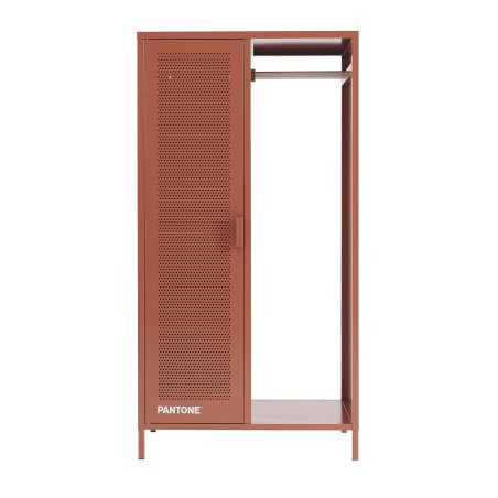 Vestiaire PANTONE métal terracotta avec penderie h145cm