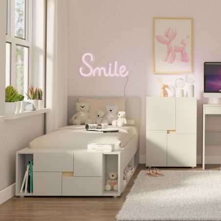 Bibliothèque enfant INGA cachemire 60x85cm