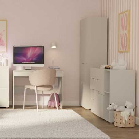 Bureau enfant INGA cachemire 1 tiroir 100cm