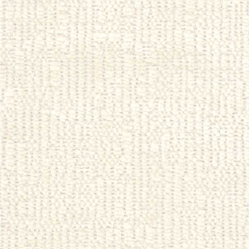 Canapé d'angle gauche convertible CARLOTTA 4 places tissu chenille écru