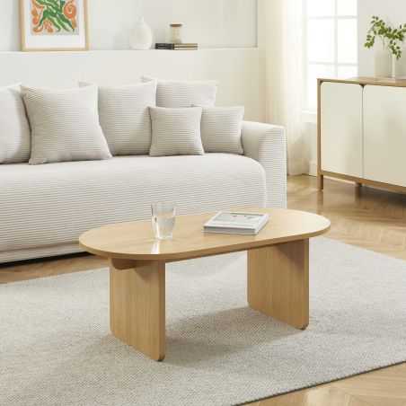 Table basse AFFY effet chêne