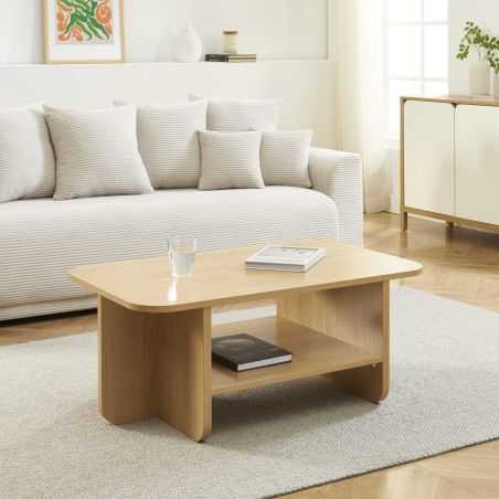 Table basse ROKIA effet chêne