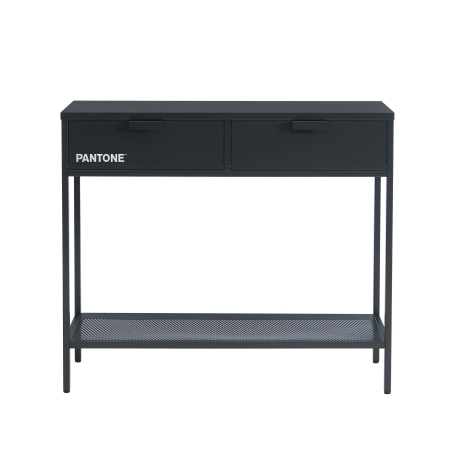 Console PANTONE métal anthracite 100cm