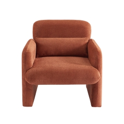 Fauteuil OMA tissu brique