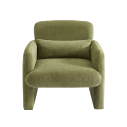 Fauteuil OMA tissu vert