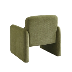Fauteuil OMA tissu vert