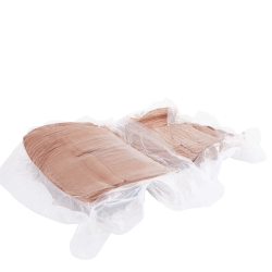 Canapé d'angle gauche compressé AUREA 4 places tissu beige