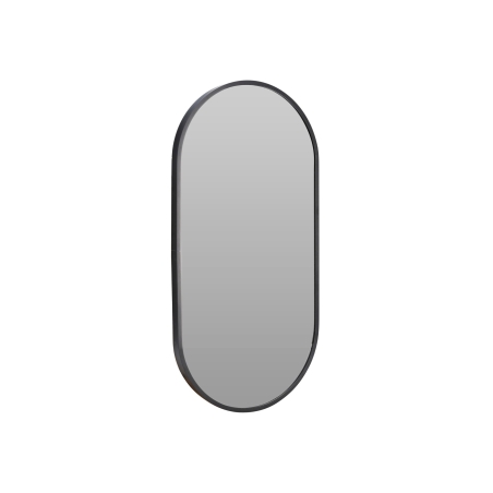 Miroir murale ADI ovale 30x60cm avec contour noir