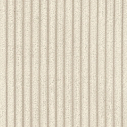 Canapé d'angle droit fixe NUNA 4 places velours côtelé beige