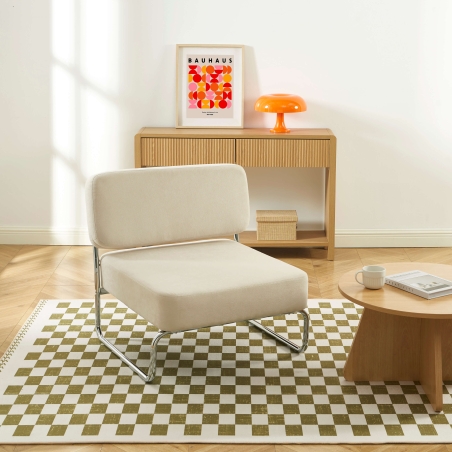 Fauteuil JACK tissu beige