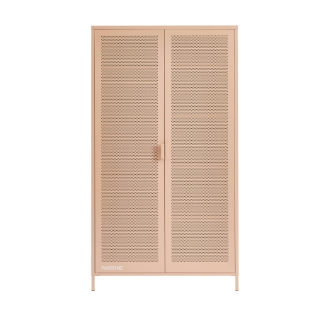 Armoire PANTONE métal rose blush 2 portes