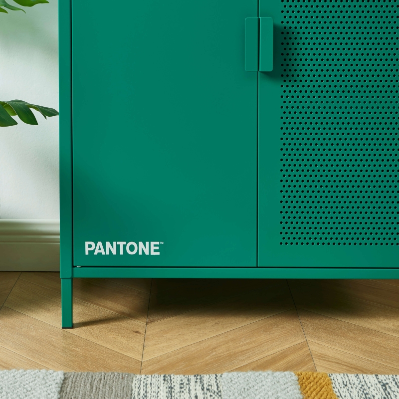 Buffet PANTONE métal émeraude h100cm