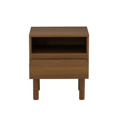 Table de chevet ORO effet noyer 1 tiroir