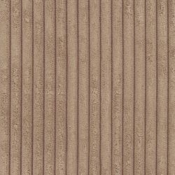 Canapé d'angle droit fixe NUNA 4 places velours côtelé marron