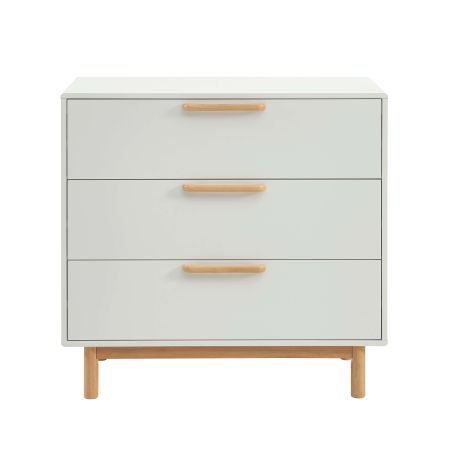 Commode enfant ROME blanc 3 tiroirs 90cm